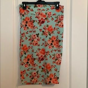 Spring floral skirt
